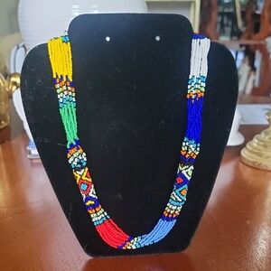 Zulu Beaded Short Necklace